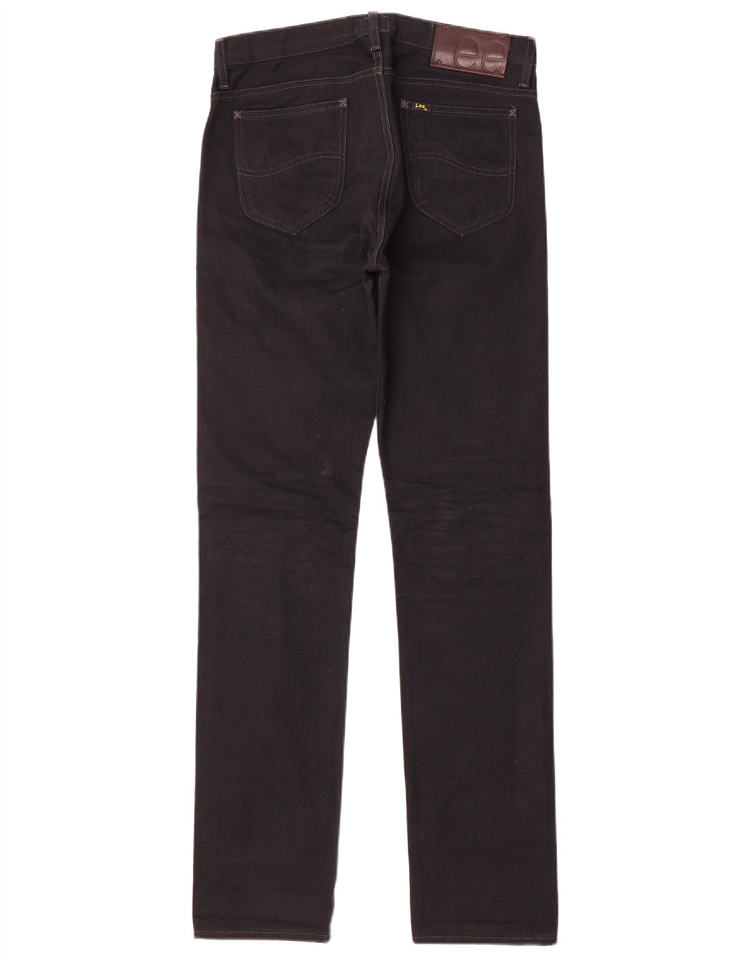 Lee Herren 101 Rider Slim Jeans W31 L34 Schwarze Baumwolle