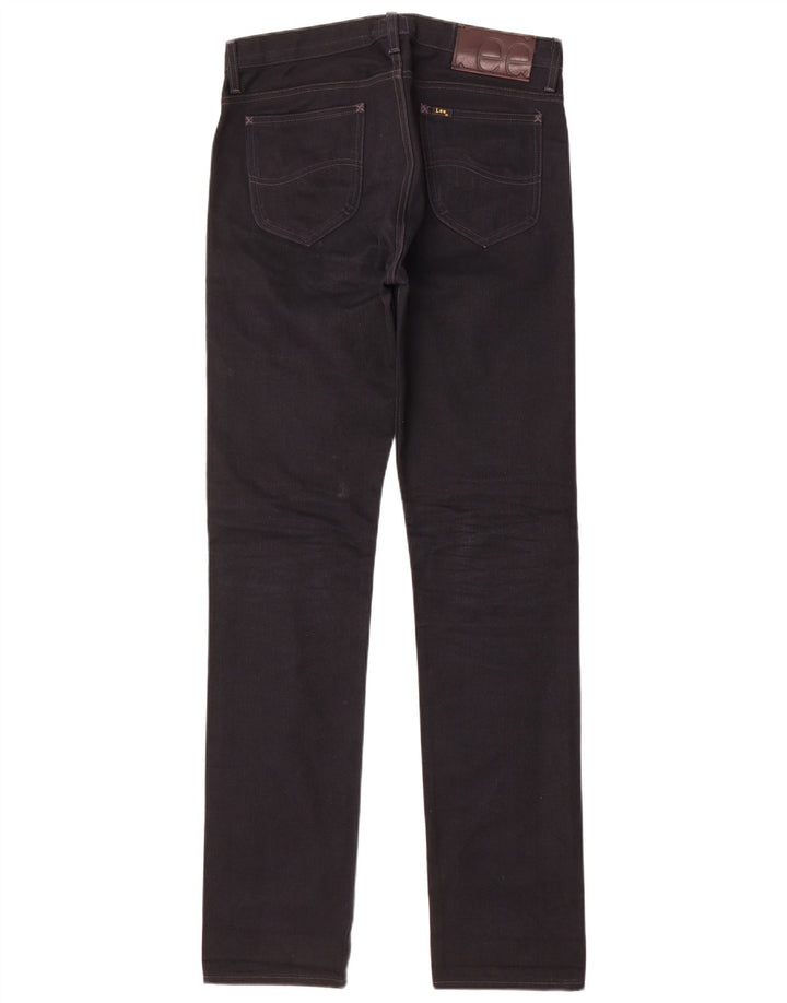 Lee Herren 101 Rider Slim Jeans W31 L34 Schwarze Baumwolle