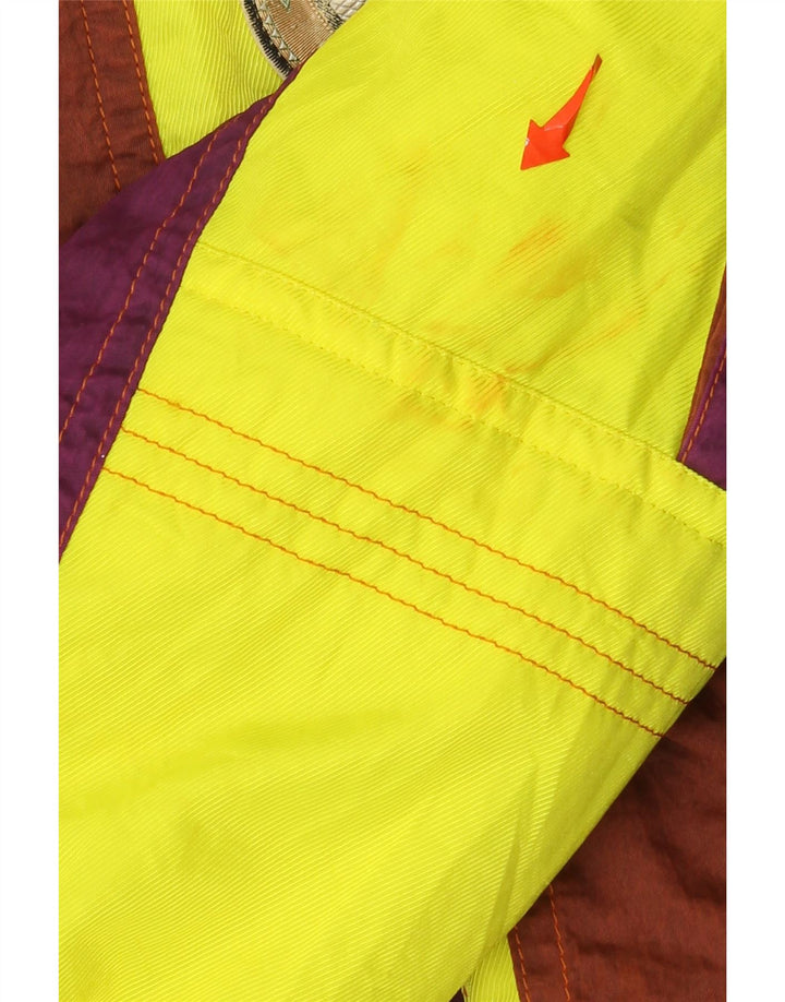 Asics Herren Skijacke mit grafischer Kapuze, UK 44 2XL, mehrfarbig, Farbblock