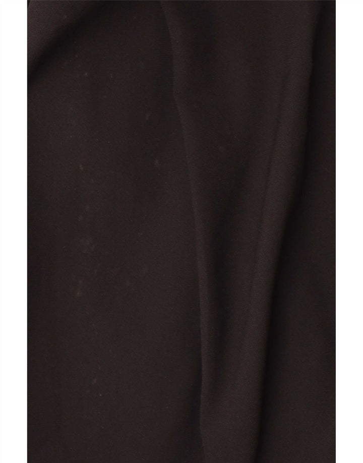 Marks & Spencer Damen Wickelrock UK 12 Medium W28 Schwarz Polyester