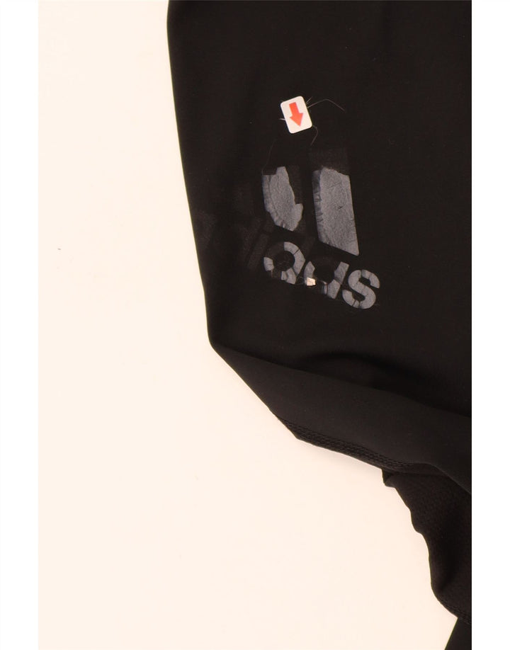 ADIDAS Damen Aeroready Graphic Leggings UK 8 Small Schwarz