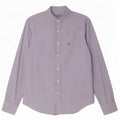 Benetton Herrenhemd, klein, blau, Nadelstreifen
