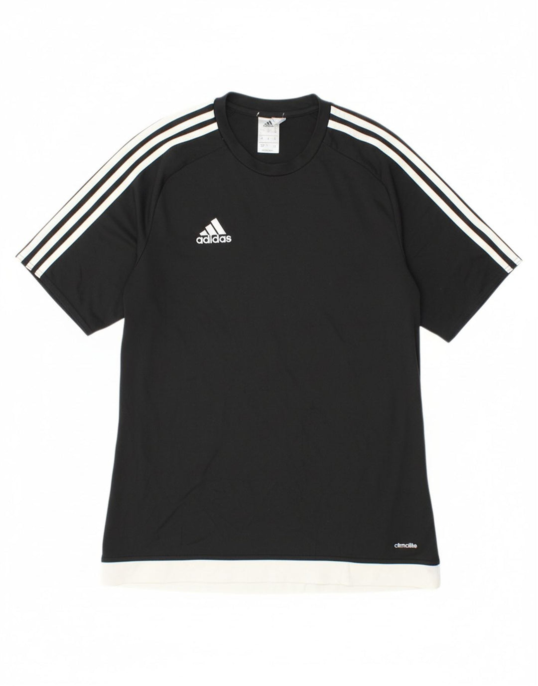 ADIDAS Womens Climalite T-Shirt Top UK 14 Medium Black Polyester