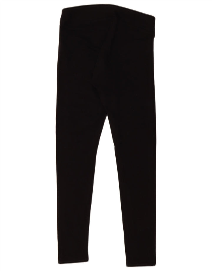 PUMA Damen Leggings UK 8 Small Schwarz Baumwolle