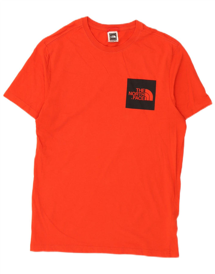 The North Face Herren T-Shirt Top Small aus roter Baumwolle
