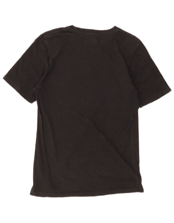 Vans Jungen-T-Shirt mit Grafik, 12–13 Jahre, Größe L, schwarze Baumwolle