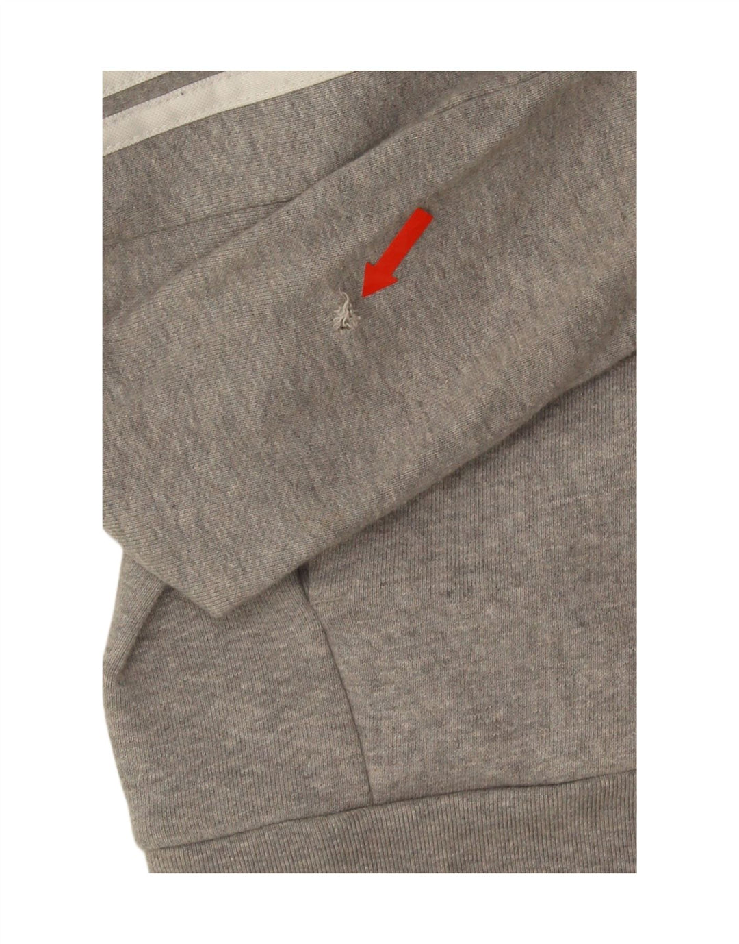 Adidas Herren Regular Fit Zip Hoodie Pullover mittelgraue Baumwolle
