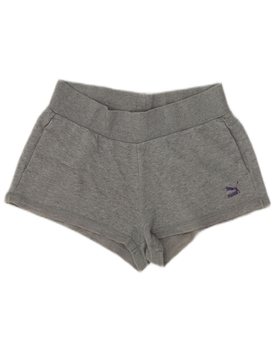 PUMA Damen Sportshorts UK 12 Mittelgrau meliert