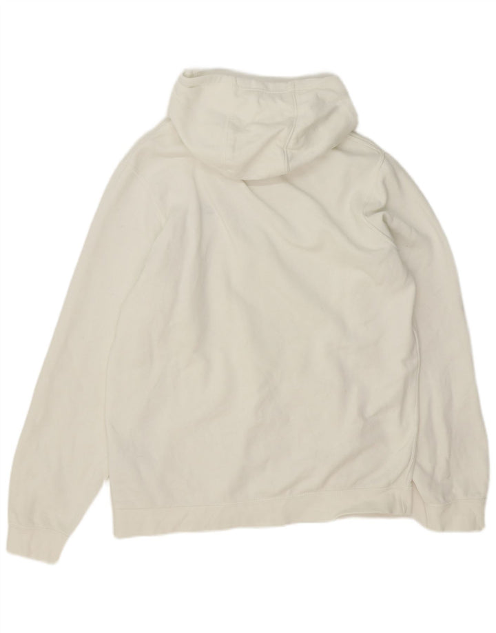 Nike Herren Kapuzenpullover, groß, aus weißer Baumwolle