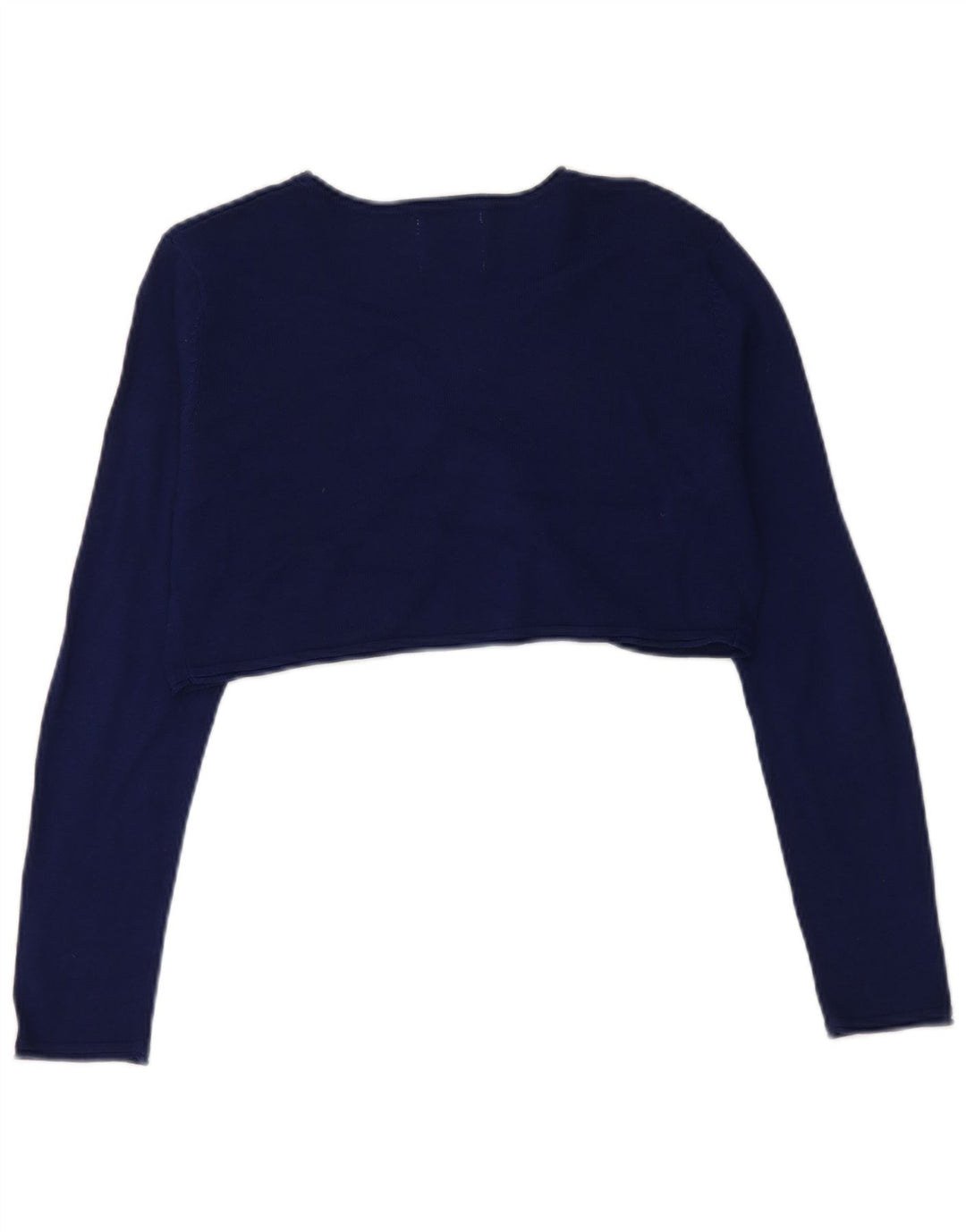 ZARA Mädchen Crop Cardigan Pullover 13-14 Jahre Marineblau geblümt
