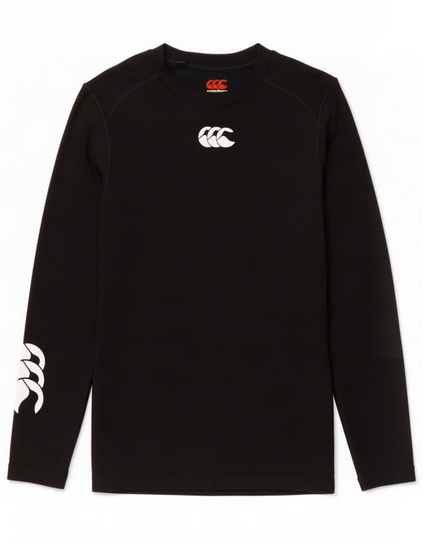 Canterbury Womens Graphic Top Long Sleeve UK 8 Small Black Polyester
