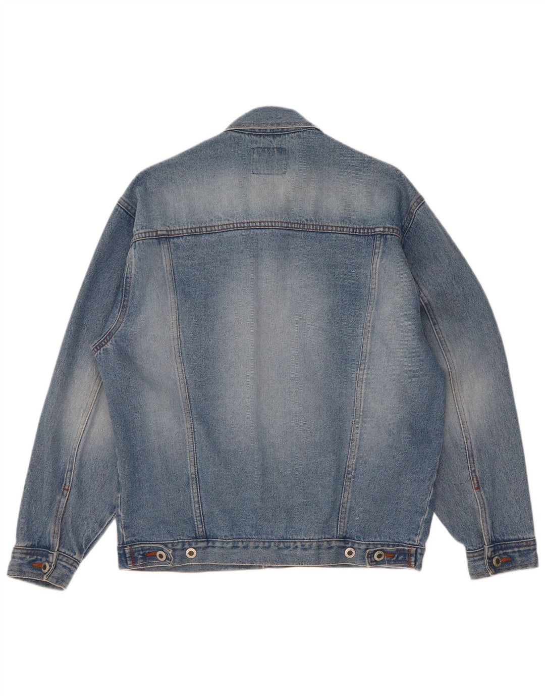 Master Herren Jeansjacke UK 38 Mittelblaue Baumwolle