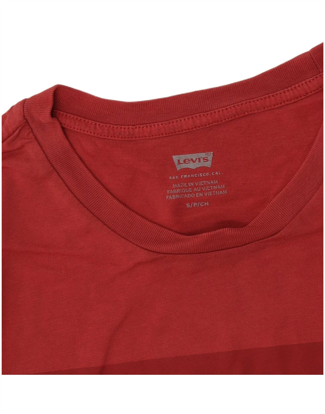 Levi's Herren T-Shirt mit Grafik, Größe S, Rot