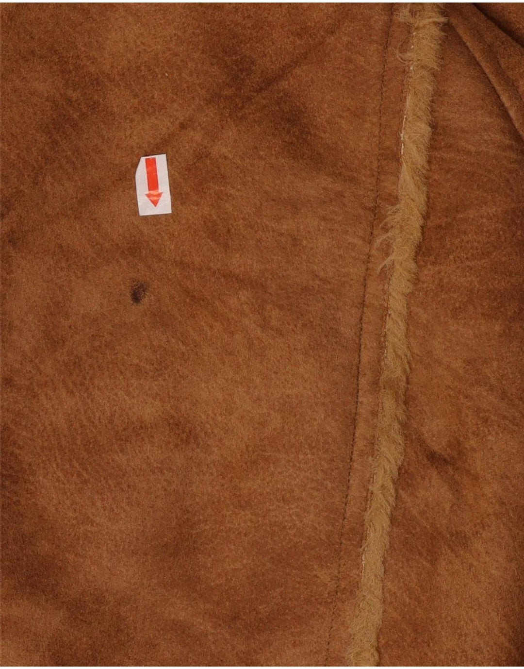 Mauritius Damen Sherpa Wildlederjacke UK 18 XL Braun