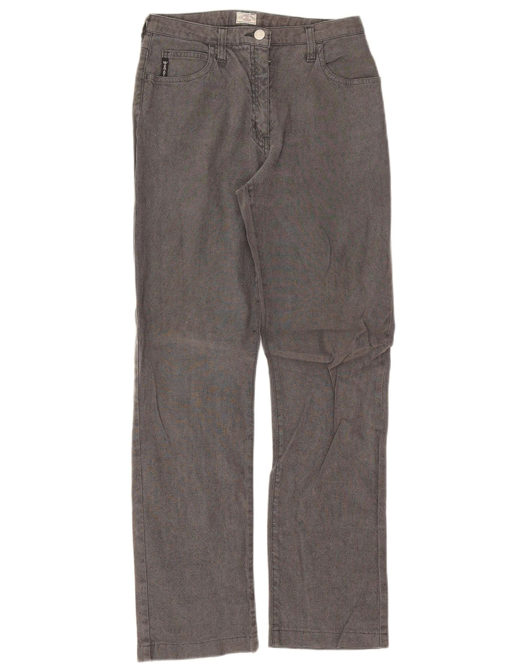 Armani Damen Straight Jeans W29 L28 Grau