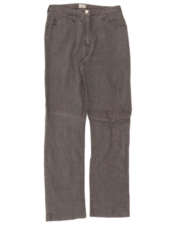 Armani Damen Straight Jeans W29 L28 Grau