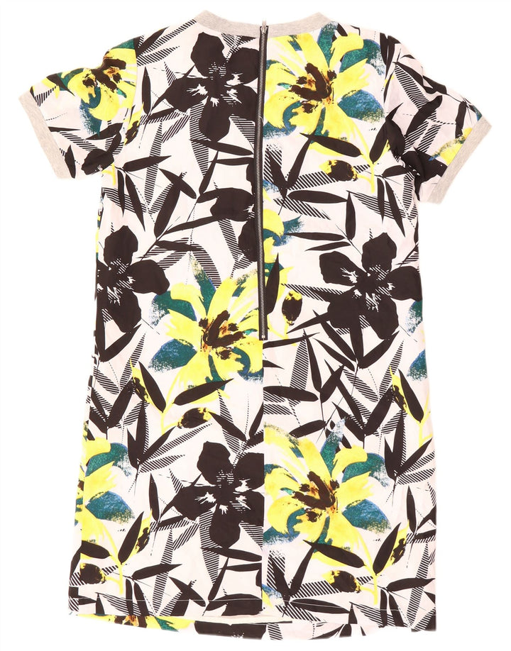 WHISTLE Damen-Etuikleid UK 12 Mittelmehrfarbiges Blumenmuster aus Polyester