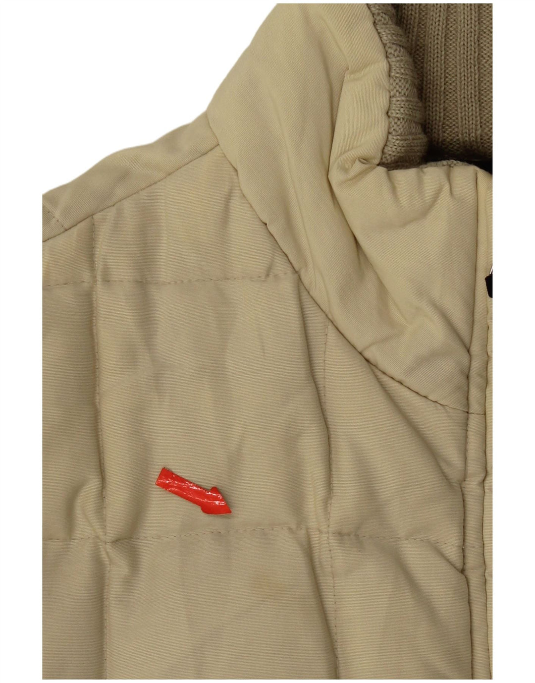 Woolrich Damen Wattierte Jacke UK 14 Large Beige