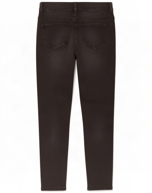 Marks & Spencer Damen The Ivy Skinny Jeans UK 8 Small W26 L25 Schwarz Baumwolle