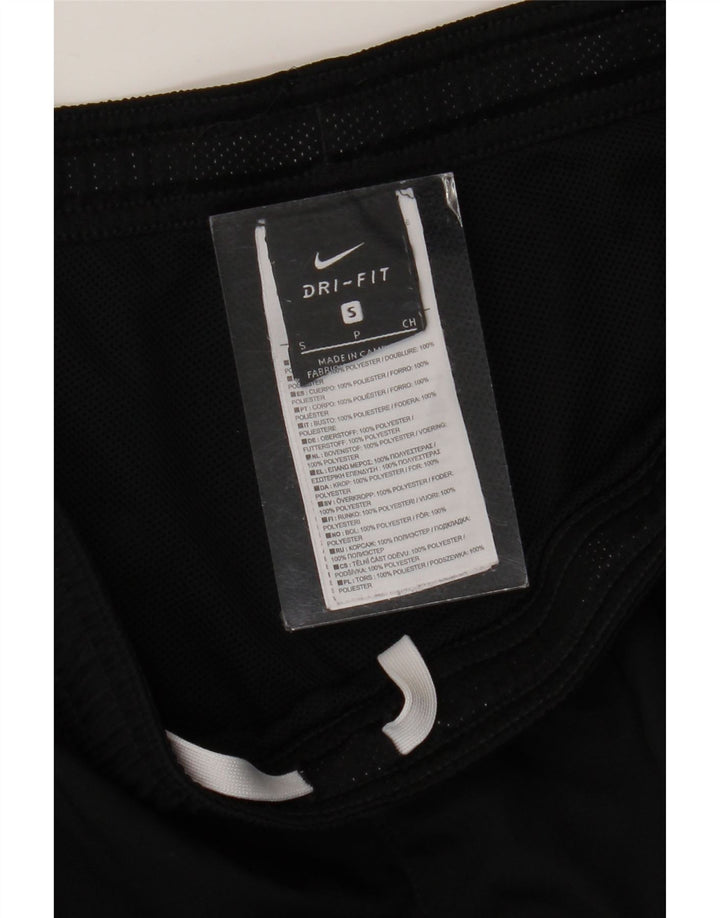 Nike Damen Dri Fit Trainingshose UK 10 Small Schwarz Polyester