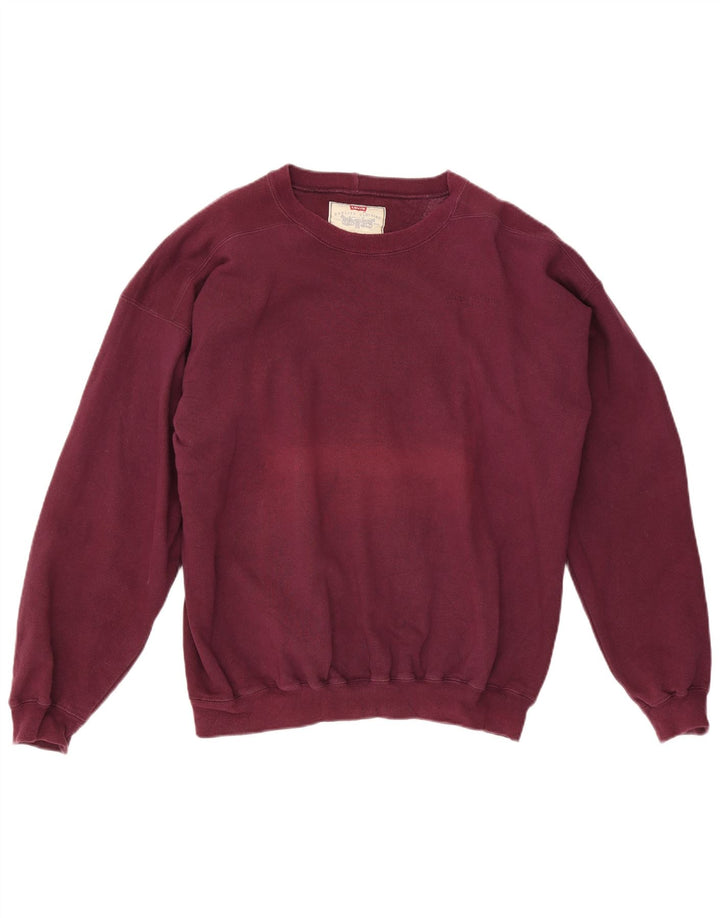 LEVI'S Herren-Sweatshirt, Pullover, Größe L, Kastanienbraun, Baumwolle