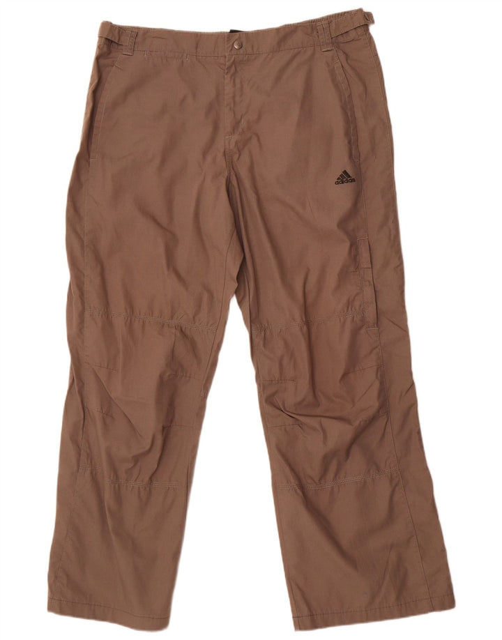Adidas Herren gerade Cargohose groß W38 L30 Beige Baumwolle