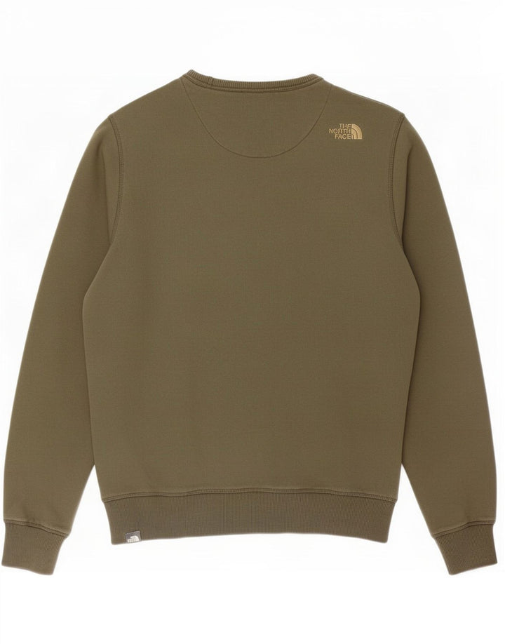 The North Face Herren-Sweatshirt mit Grafik, mittlere Khaki-Baumwolle