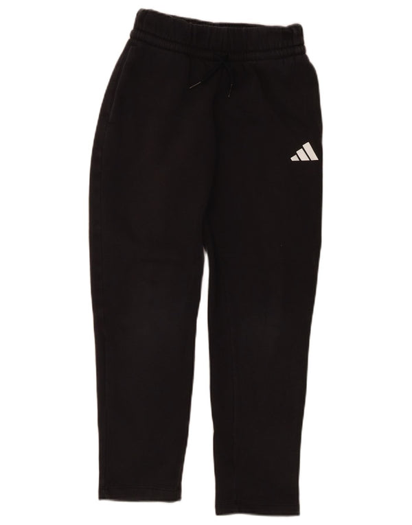 Adidas Trainingshose für Jungen, 9–10 Jahre, schwarze Baumwolle
