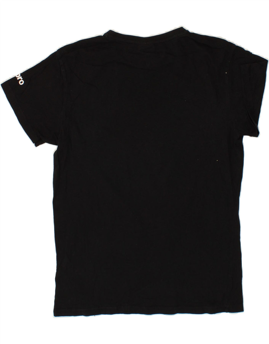 UMBRO Mens Graphic T-Shirt Top Medium Black Cotton Vintage Umbro and Second-Hand Umbro from Messina Hembry 