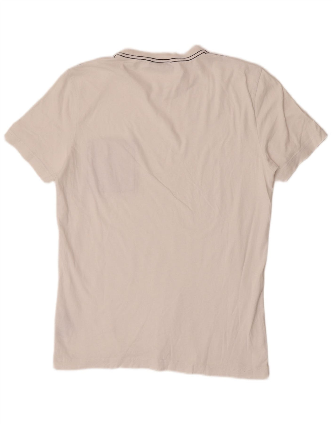 Calvin Klein Herren T-Shirt Top Small Weiße Baumwolle