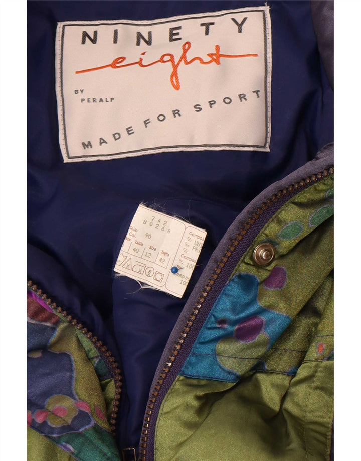 Ninety Eight Damen-Ski-Overall, UK 12, mittelgroß, Marineblau, Farbblock