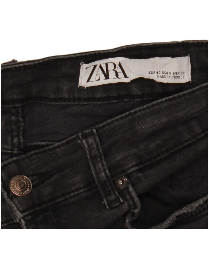 Zara Damen Skinny Jeans EU 40 Medium W30 L28 Schwarz