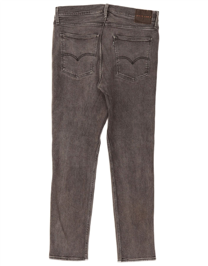Levi's Herren Slim Jeans W34 L32 Graue Baumwolle