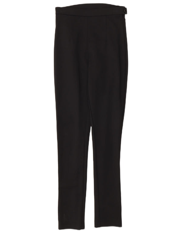 Patrizia Pepe Damen Freizeithose mit hoher Taille IT 38 XS W26 L29 Schwarz