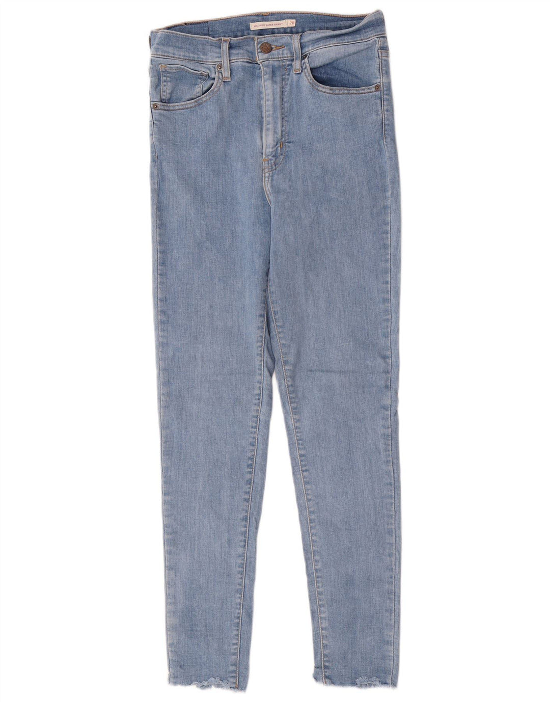 Levi's Damen Skinny Jeans W28 L27 Blaue Baumwolle