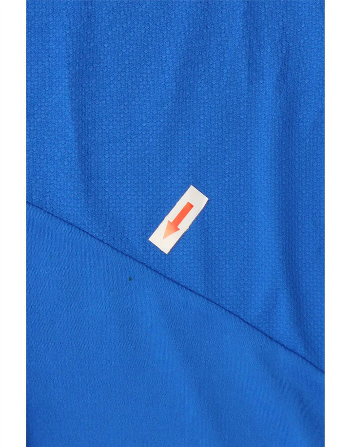 Adidas Herren Climacool Poloshirt 2XL Blau Colourblock Polyester