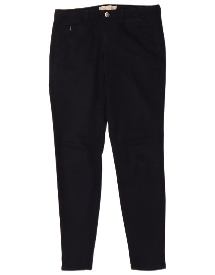 Zara Damen Slim Jeans EU 38 Small W28 L27 Marineblau Polyester