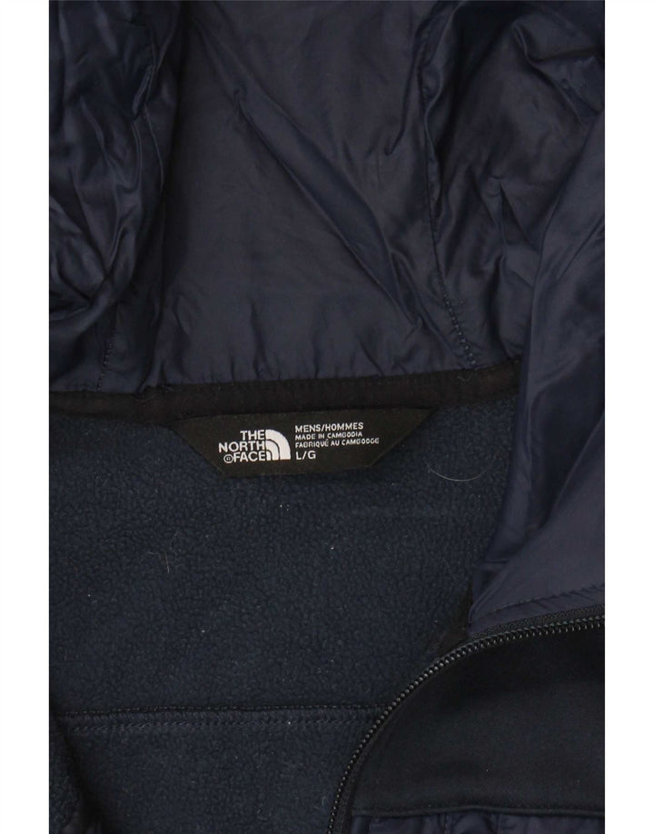 The North Face Herren-Kapuzenpullover mit Reißverschluss, groß, Marineblau, Polyester