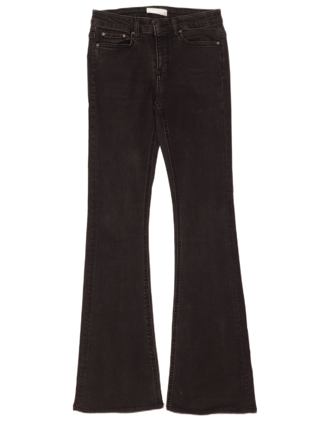 Zara Damen Schlagjeans EU 34 2XS W24 L31 Grau