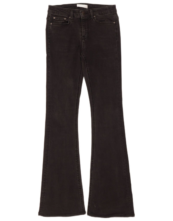 Zara Damen Schlagjeans EU 34 2XS W24 L31 Grau