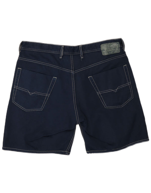 Diesel Damen Freizeitshorts W36 XL Marineblaue Baumwolle
