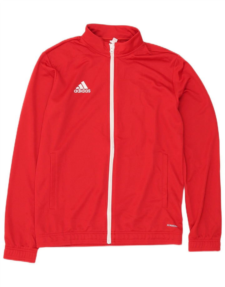 Adidas Herren Aeroready Trainingsanzug Top Jacke Mittelrotes Polyester