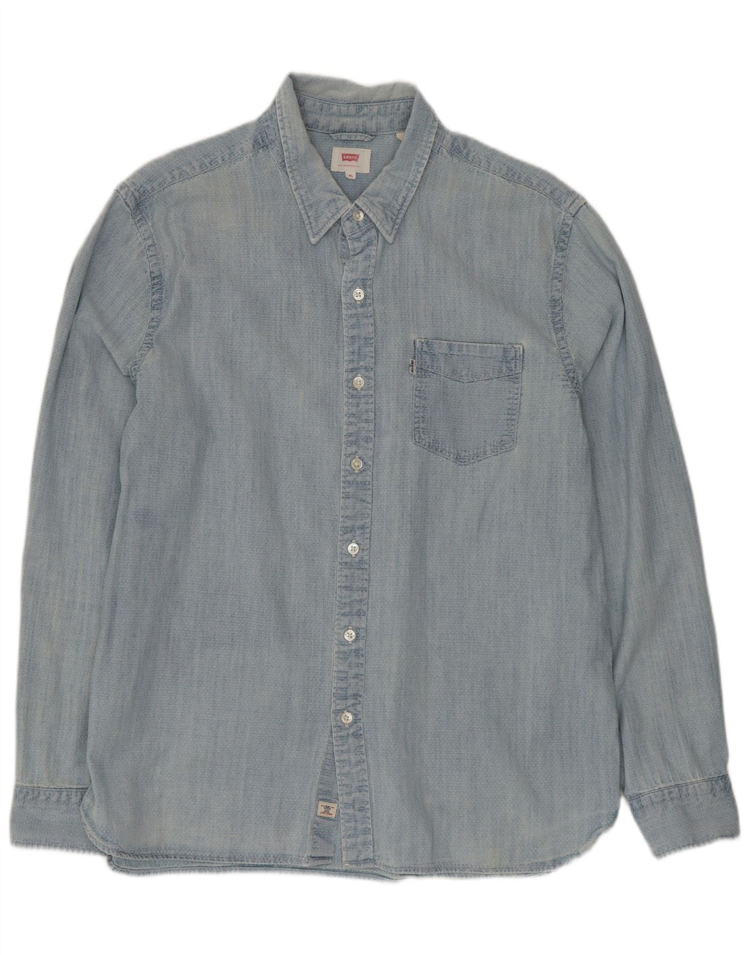 Levi's Herrenhemd XL, blaue Baumwolle