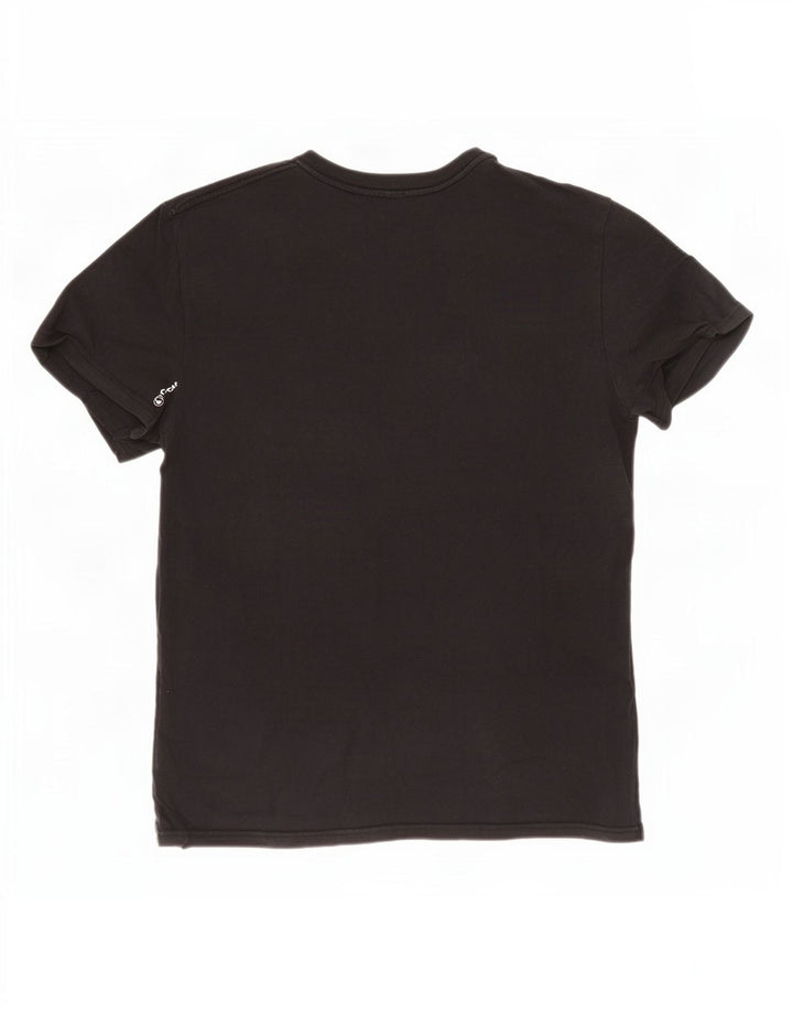 Volcom Herren-T-Shirt mit Grafik, groß, aus schwarzer Baumwolle