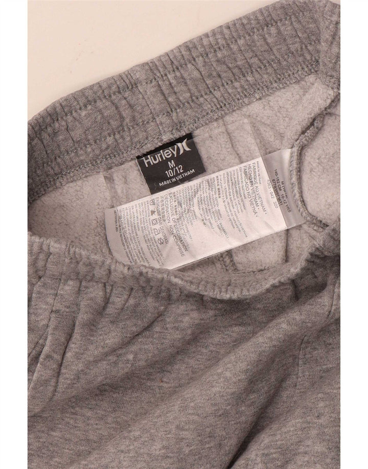 Hurley Jungen-Trainingshose mit Grafik, Jogginghose, 10–11 Jahre, Mittelgrau