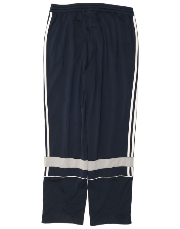 Adidas Herren-Trainingshose, UK-Größe 44/46, groß, Marineblau, Farbblock