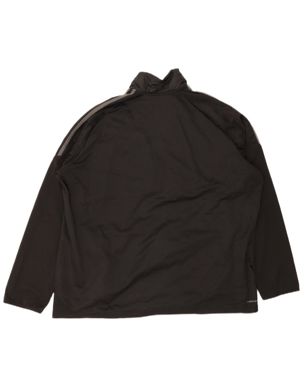 Adidas Herren Aeroready Pullover Trainingsanzug Top Jacke 2XL Schwarz Polyester