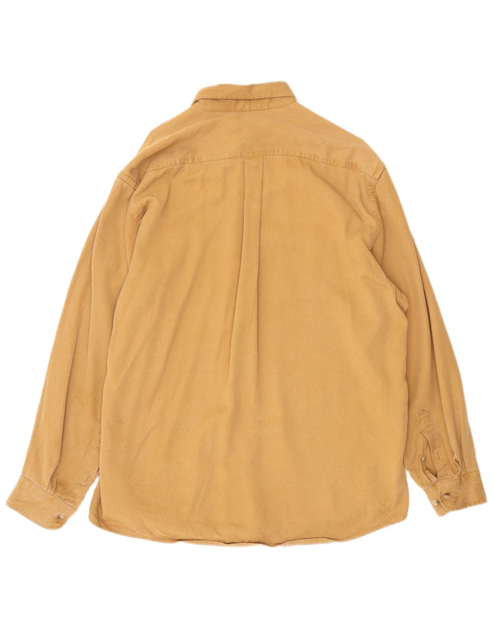 Marks & Spencer Herrenhemd Large Beige Lyocell