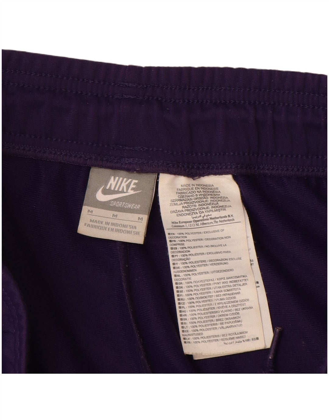 NIKE Damen-Trainingshose, Jogginghose, UK 14, Mittelviolett, Polyester