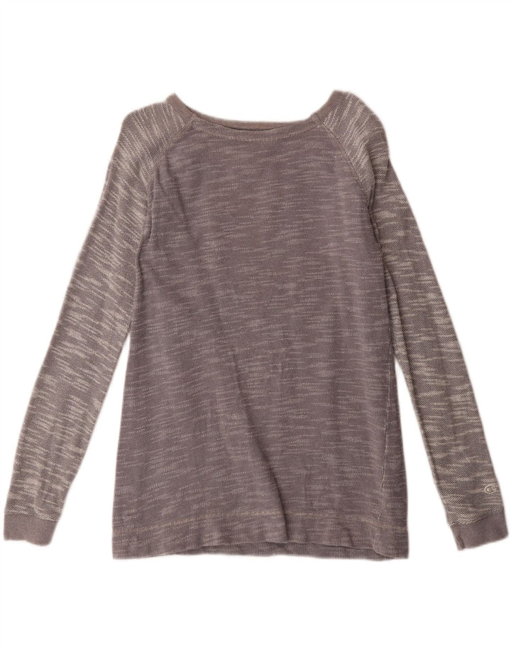CHAMPION Mens Top Long Sleeve Medium Grey Cotton Vintage Champion and Second-Hand Champion from Messina Hembry 